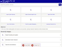 Tablet Screenshot of gsicargo.com